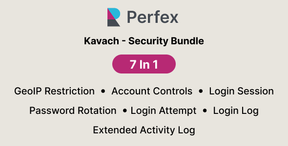 Kavach – Security Bundle for Perfex CRM