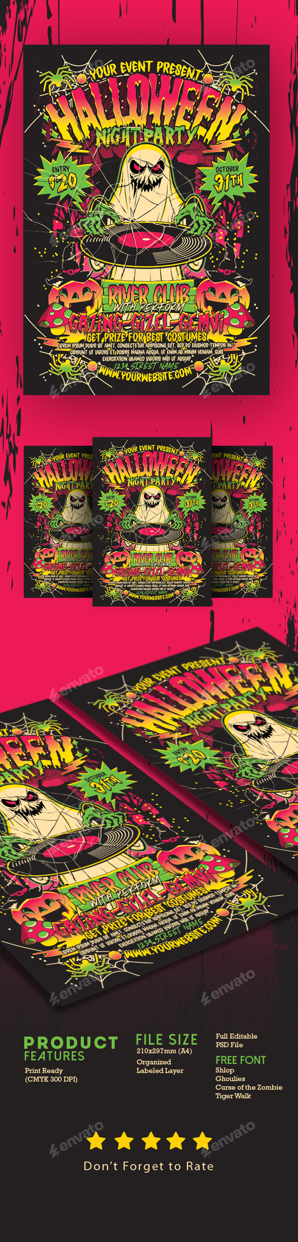 Halloween Night Party Flyer