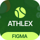 Athlex – Sports Club & Academy Figma Template