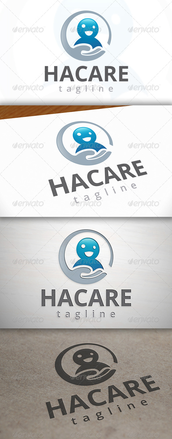 Happy Care Logo - Humans Logo Templates