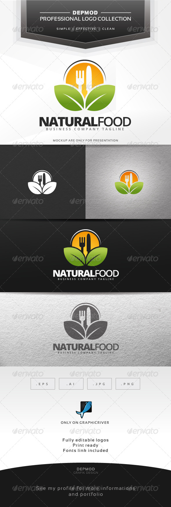 Natural Food Logo