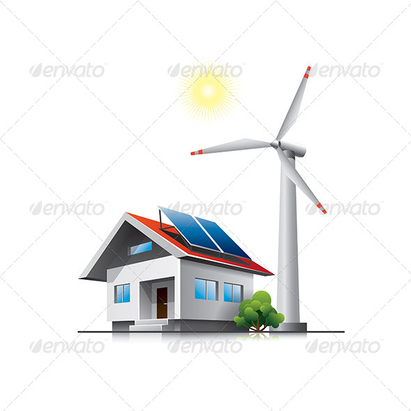 Sustainable Family House - Buildings Objects