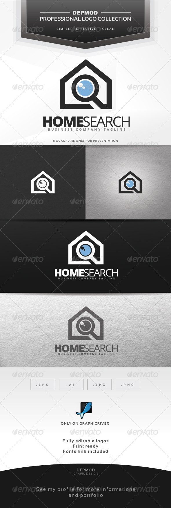 Home Search Logo - Symbols Logo Templates