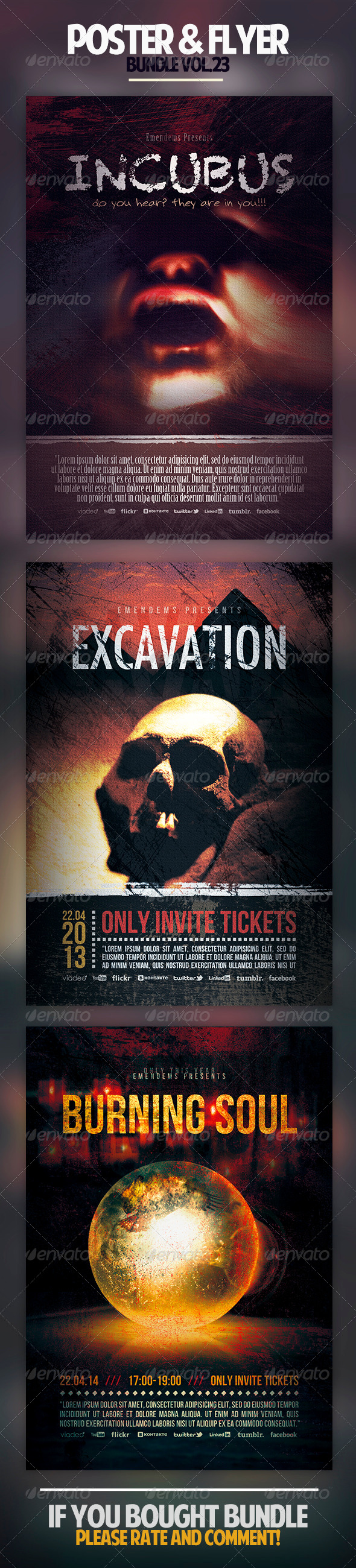 Poster & Flyer Bundle Vol.23 - Miscellaneous Events