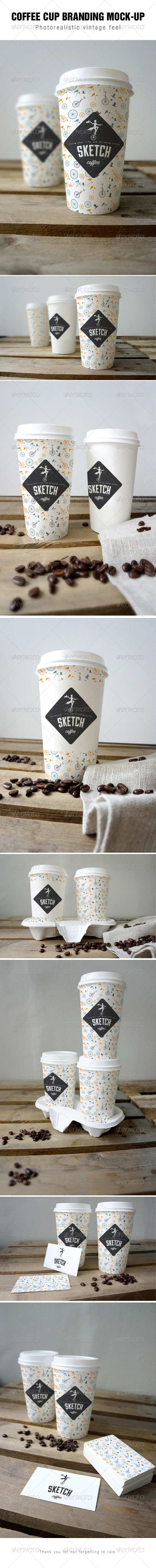 Coffee cup Branding Mockup