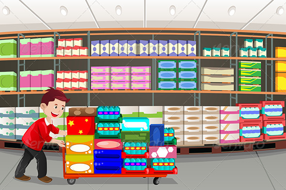 Man Shopping - Commercial / Shopping Conceptual