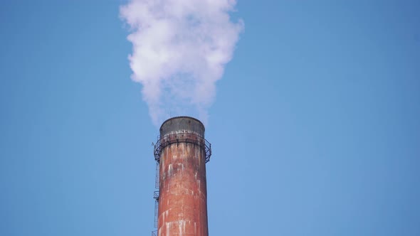 Smoking Pipe of Heating Plant