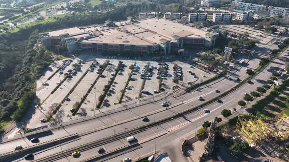Big Market Aerial View Turkey Antalya 4 K alt