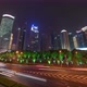 Shanghai, China, Timelapse  - Shanghai's Traffic at Night - VideoHive Item for Sale