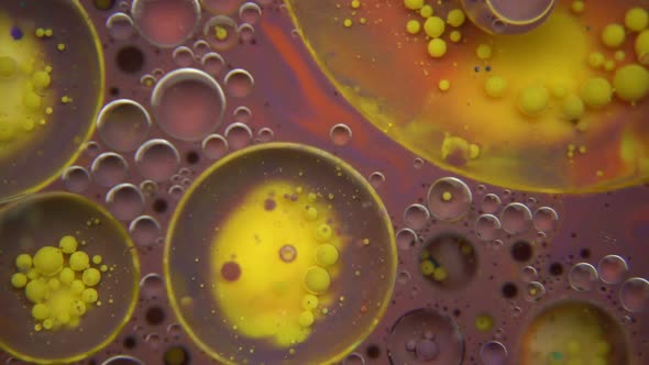 Mixture Of Ink With Bubbles