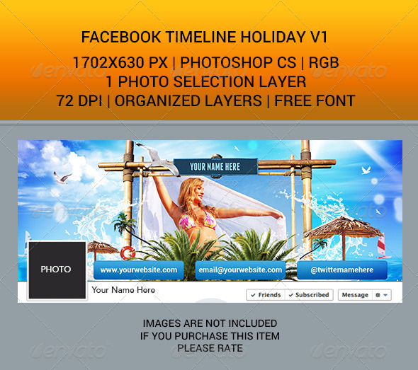 Facebook Timeline Holiday v1 - Facebook Timeline Covers Social Media