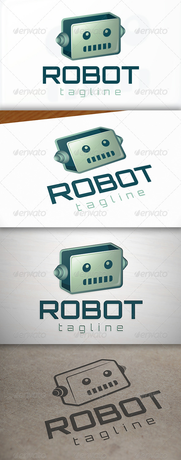 Robot Logo - Objects Logo Templates
