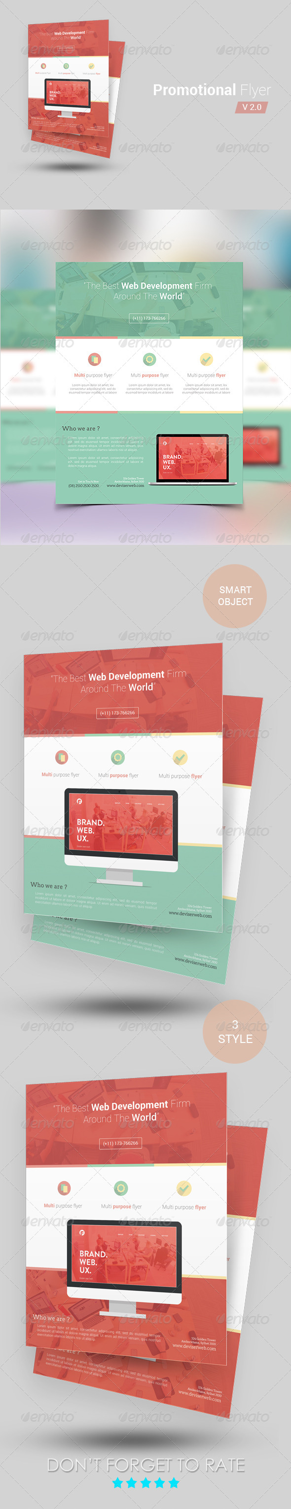 Promotion Ad Flyer Template - Corporate Flyers