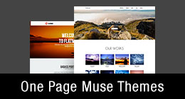 * One Page Muse Templates