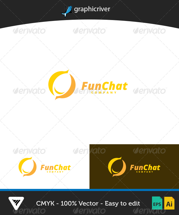 FunChat Logo - Logo Templates