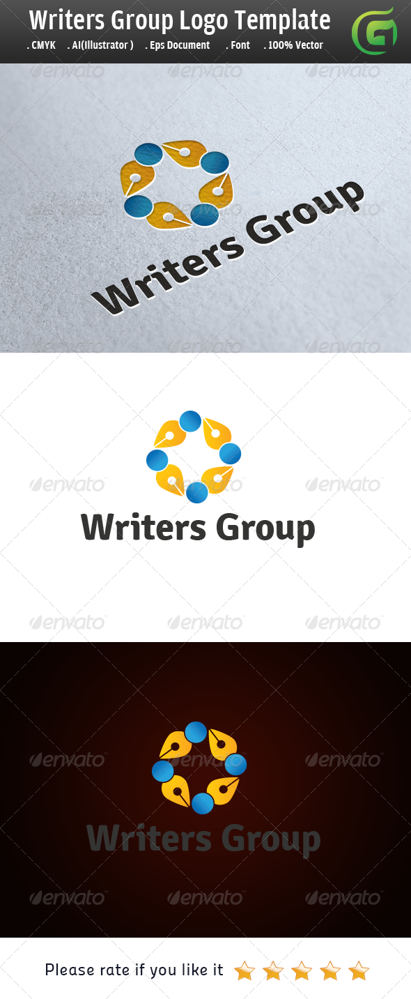 Writers Group - Symbols Logo Templates