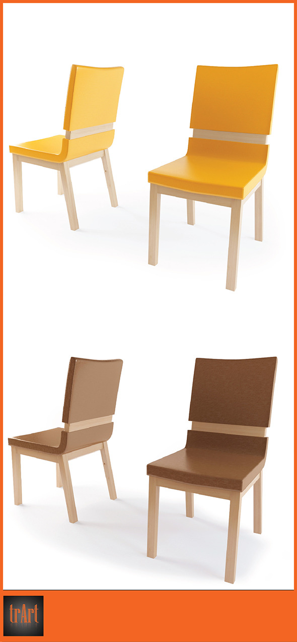 Realistic Chair Armchair - 3Docean 7004979