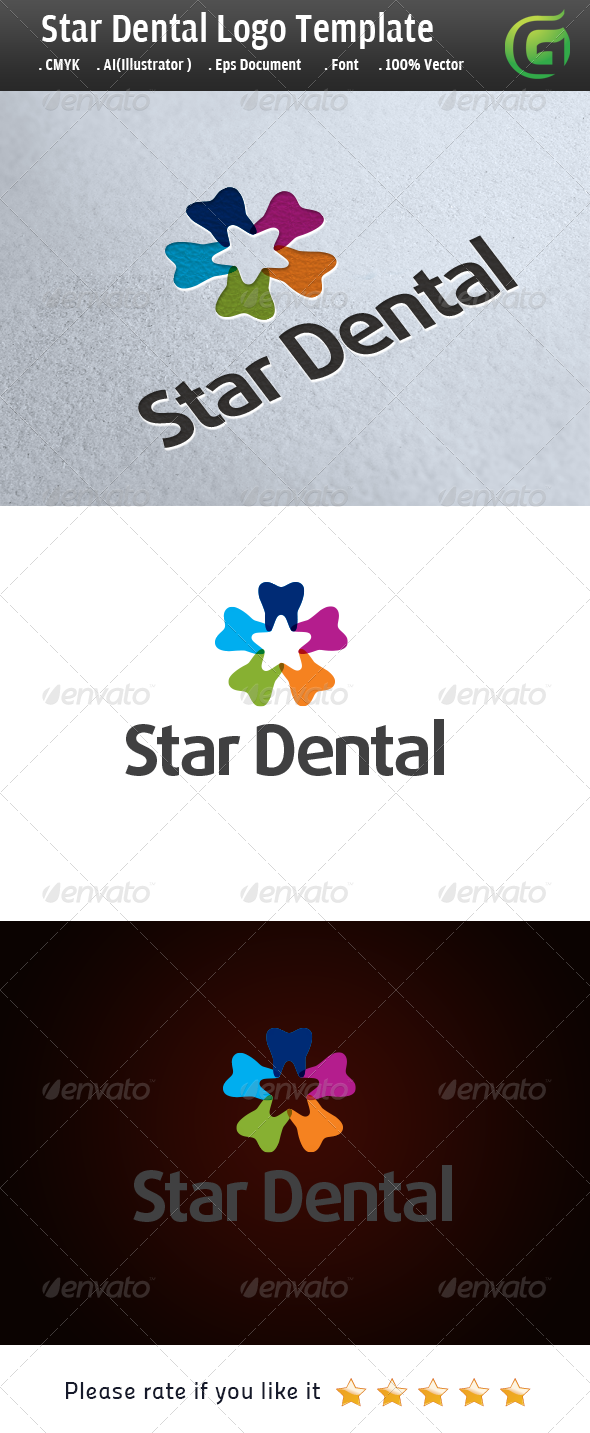 Star Dental - Symbols Logo Templates