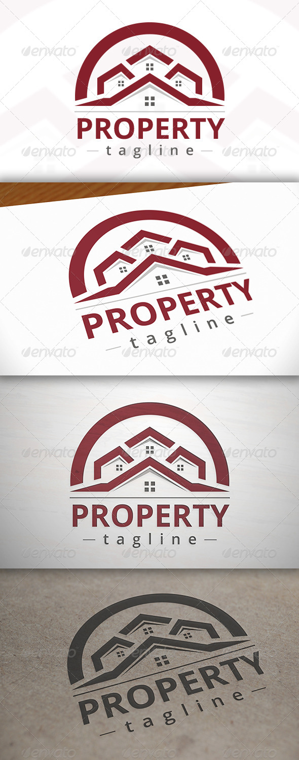 Property Logo Template - Buildings Logo Templates