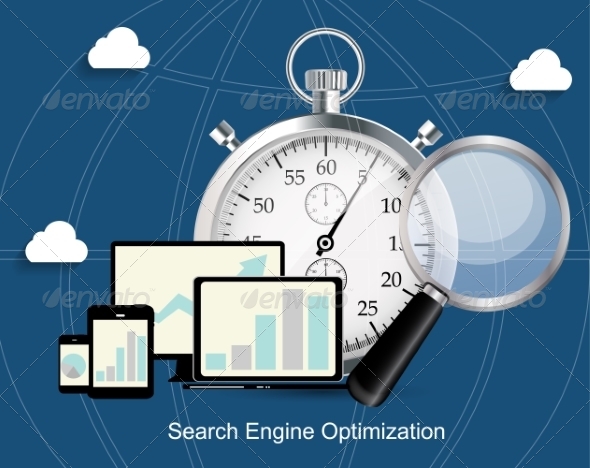SEO - Search Engine Optimization Flat Icon - Web Technology
