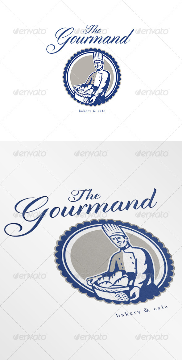 The Gourmand Baker and Cafe Logo - Humans Logo Templates