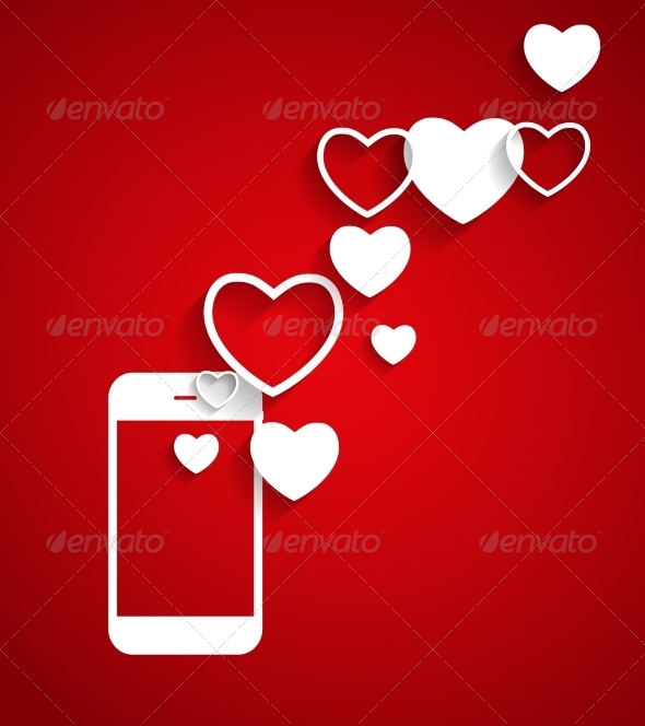 Device Sending Hearts - Computers Technology
