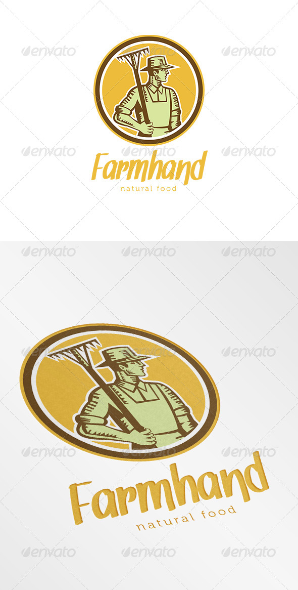 Farmhand Natural Logo - Humans Logo Templates