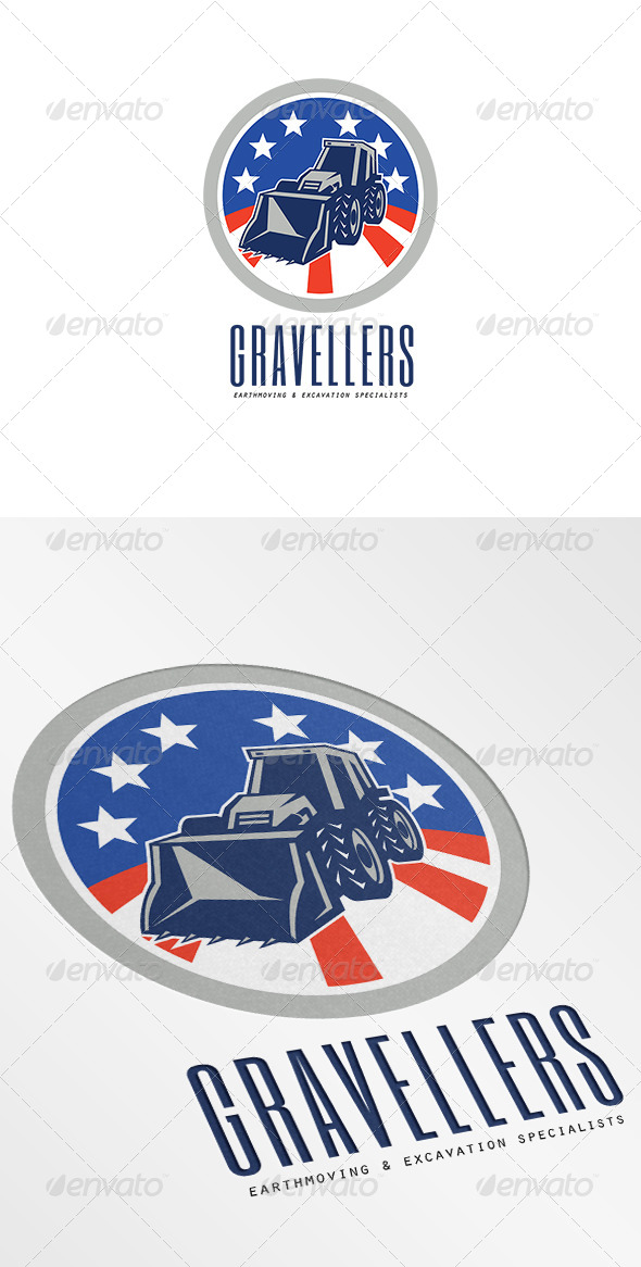 Gravellers Earthmoving and Excavation Specialists - Objects Logo Templates
