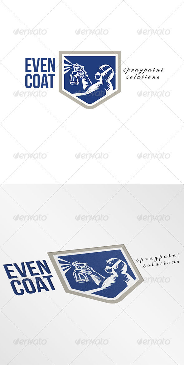 Even Coat Spraypaint Solutions Logo - Humans Logo Templates