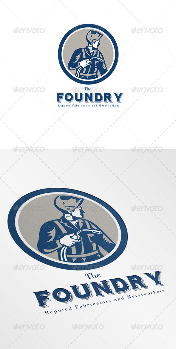 Foundry Metalworkers Logo - Humans Logo Templates