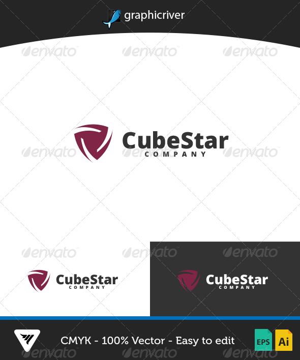 CubeStar Logo - Logo Templates