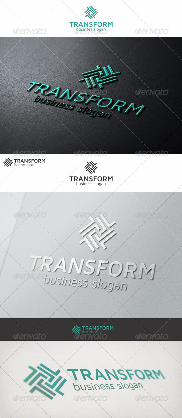 Transform Logo Letter T - Letters Logo Templates