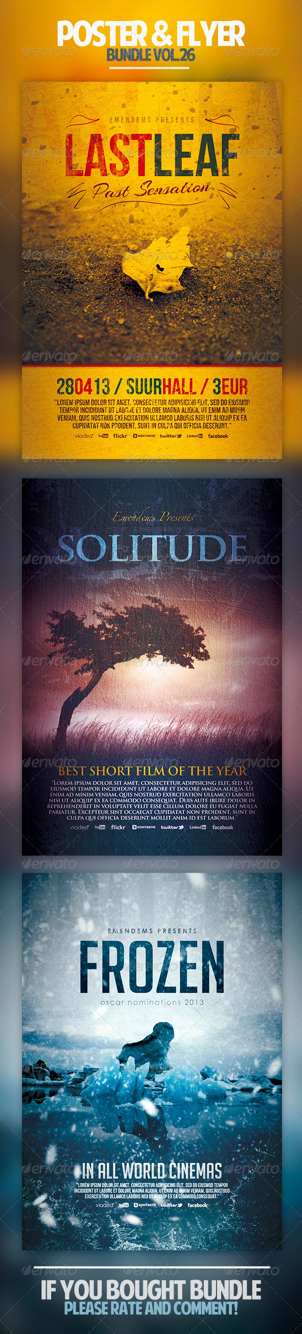 Poster & Flyer Bundle Vol.26 - Miscellaneous Events