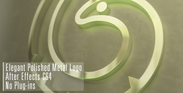 Elegant Polished Metal Logo