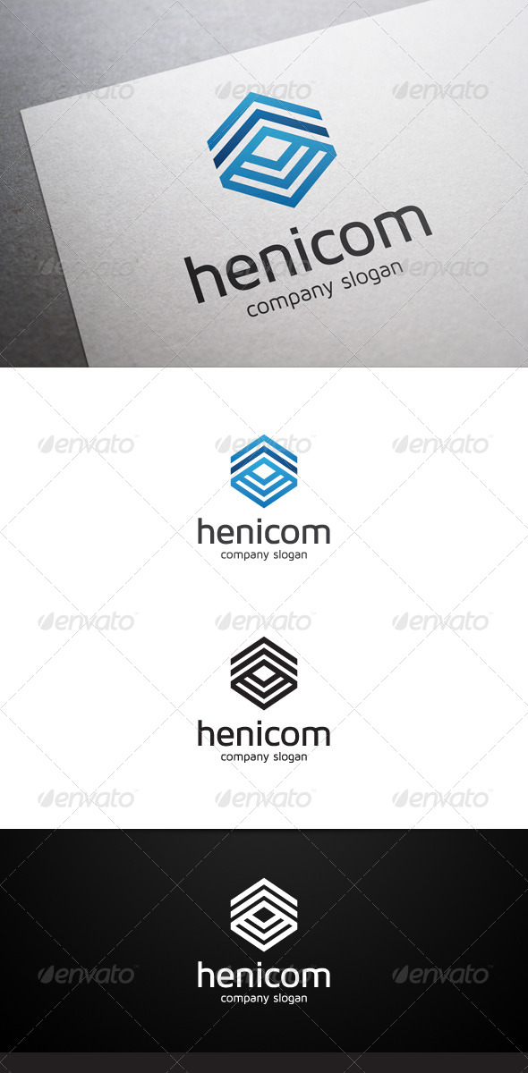 Henicom Logo - Abstract Logo Templates