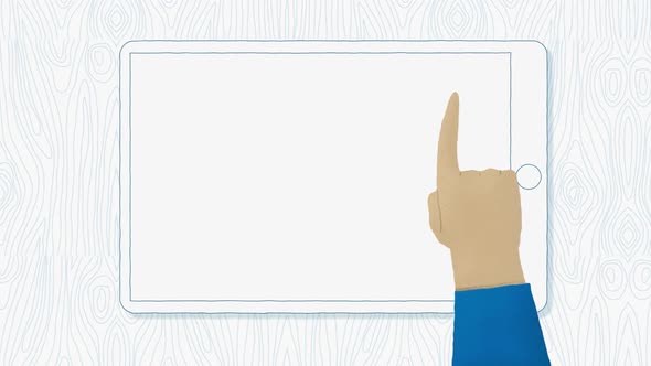 Tablet with Hand Gestures alt