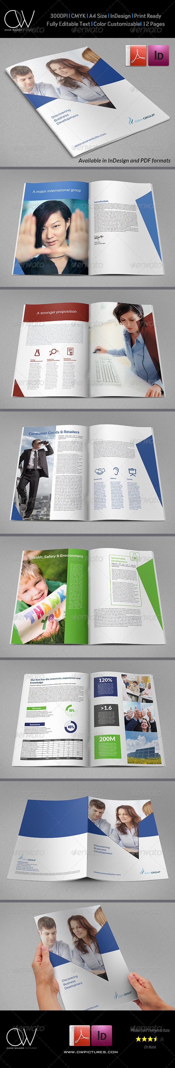 Corporate Brochure Template Vol.29 - 12 Pages - Corporate Brochures
