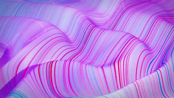 Beautiful Glossy Wavy Surface of Liquid with Pattern Gradient Color and Flow Waves on It alt