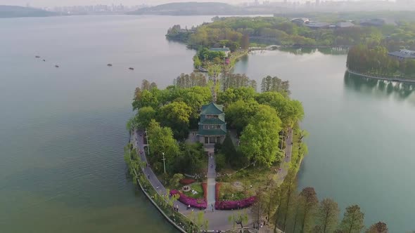 Videowuhanwuhan Beautiful Lake View Tourism Company Publicity Aerial Photography alt