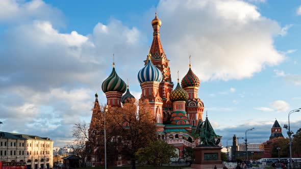 Timelapse of Saint Basil's Cathedral alt