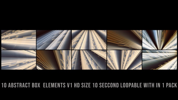 Abstract Box Elements Pack V01