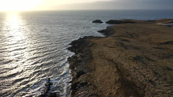 Aerial View of St. John's Point, County Donegal, Ireland alt
