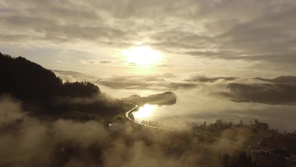 Kalandsvannet sunrise, Norway