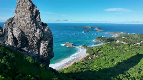 Archilepago of Fernando de Noronha islands at Pernambuco state Brazil. alt