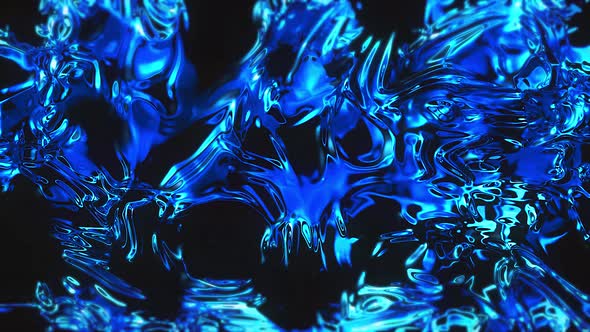 Abstract background with visual illusion and wave oil effects, 3d loop animation