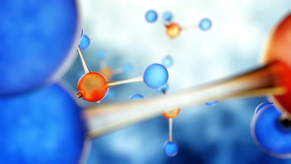 Abstract Physics Science Molecule Background