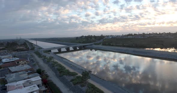 Sky Reflecting Off Water