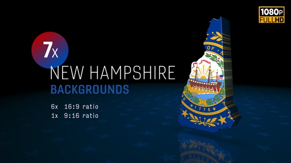 New Hampshire State Election Backgrounds HD - 7 Pack
