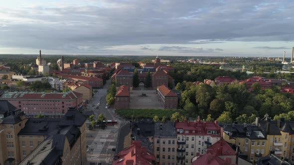 Flying Over Buildings, KTH University Stockholm