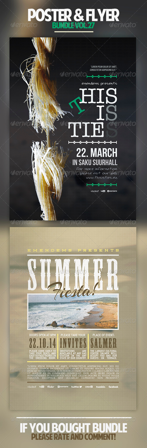 Poster & Flyer Bundle Vol.27 - Miscellaneous Events